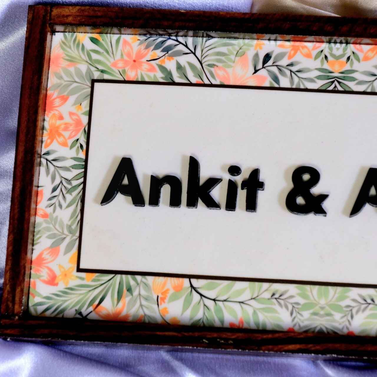 Manan Nameplate - Serene Whites for Peaceful Vibes