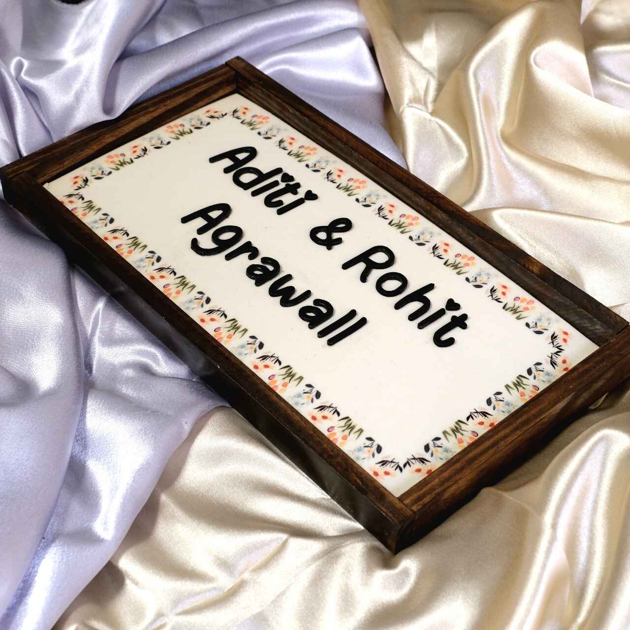 Tarini Nameplate - Vibrant Greens for Refreshing Energy