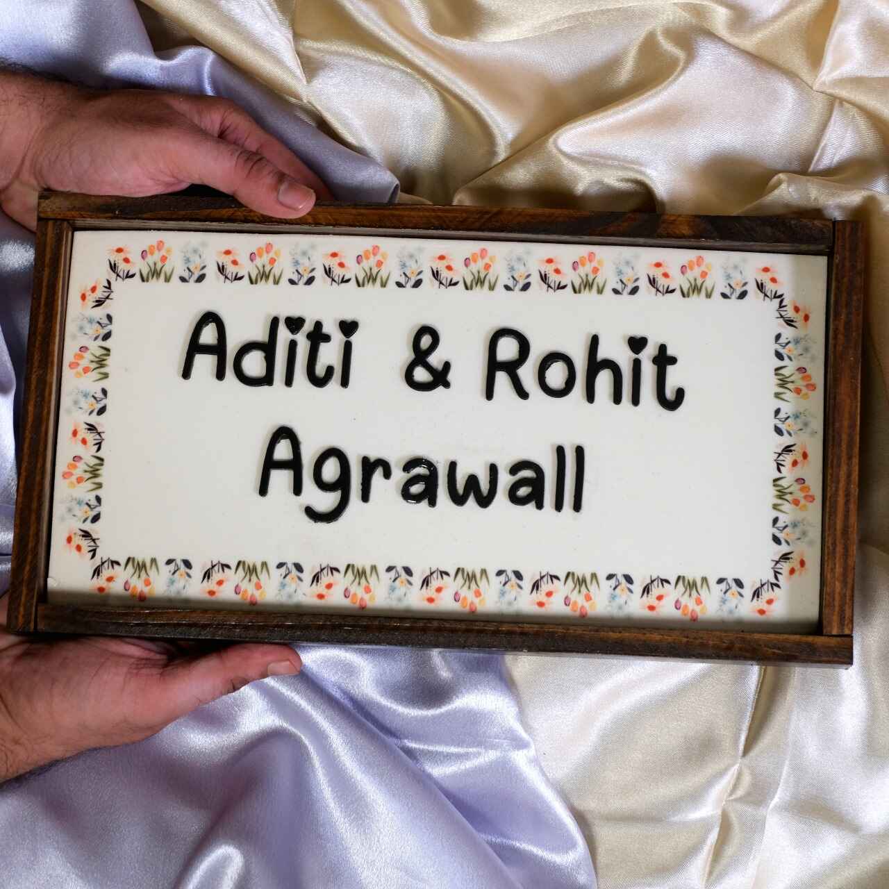 Tarini Nameplate - Vibrant Greens for Refreshing Energy