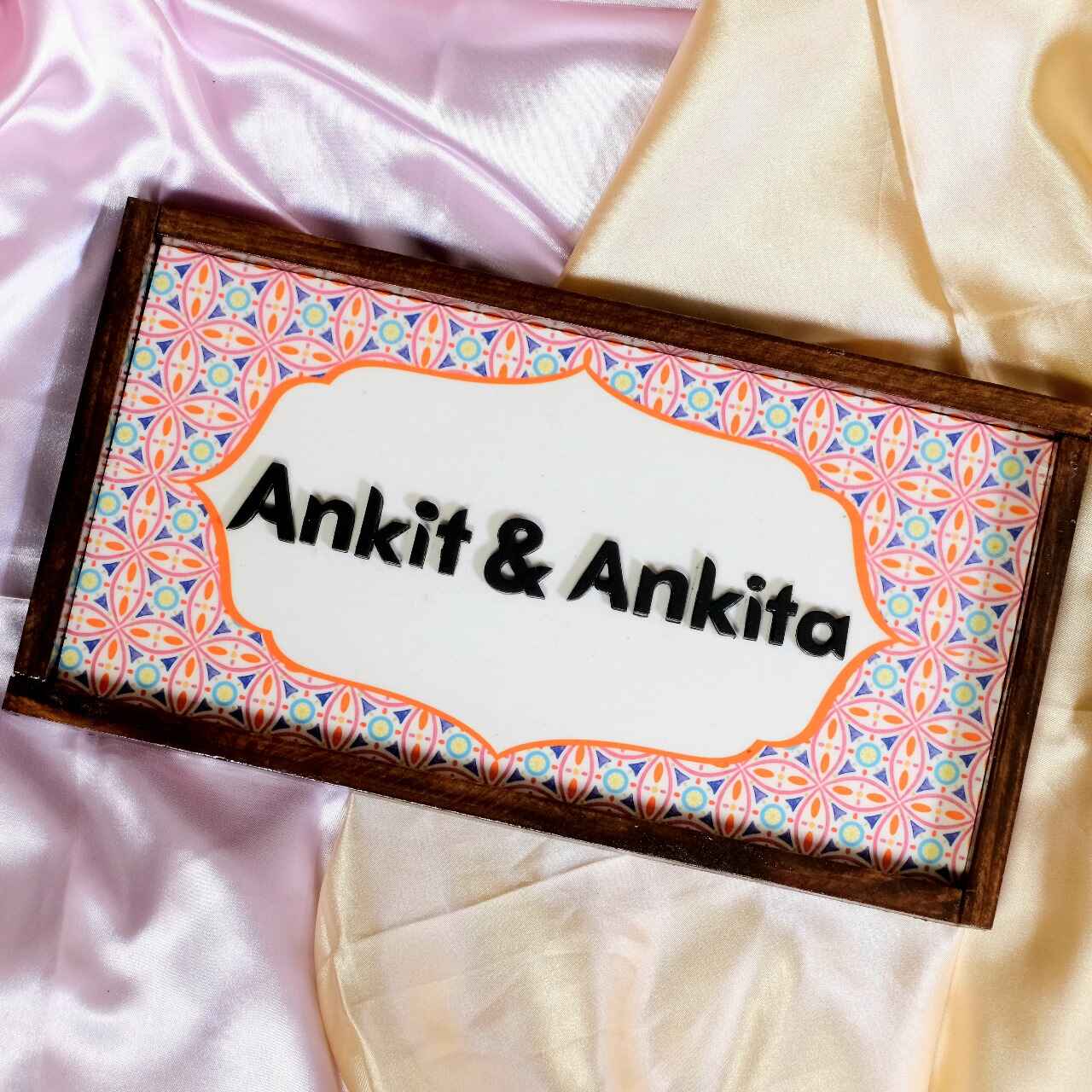 Kavya Nameplate - An artistic expression of beauty