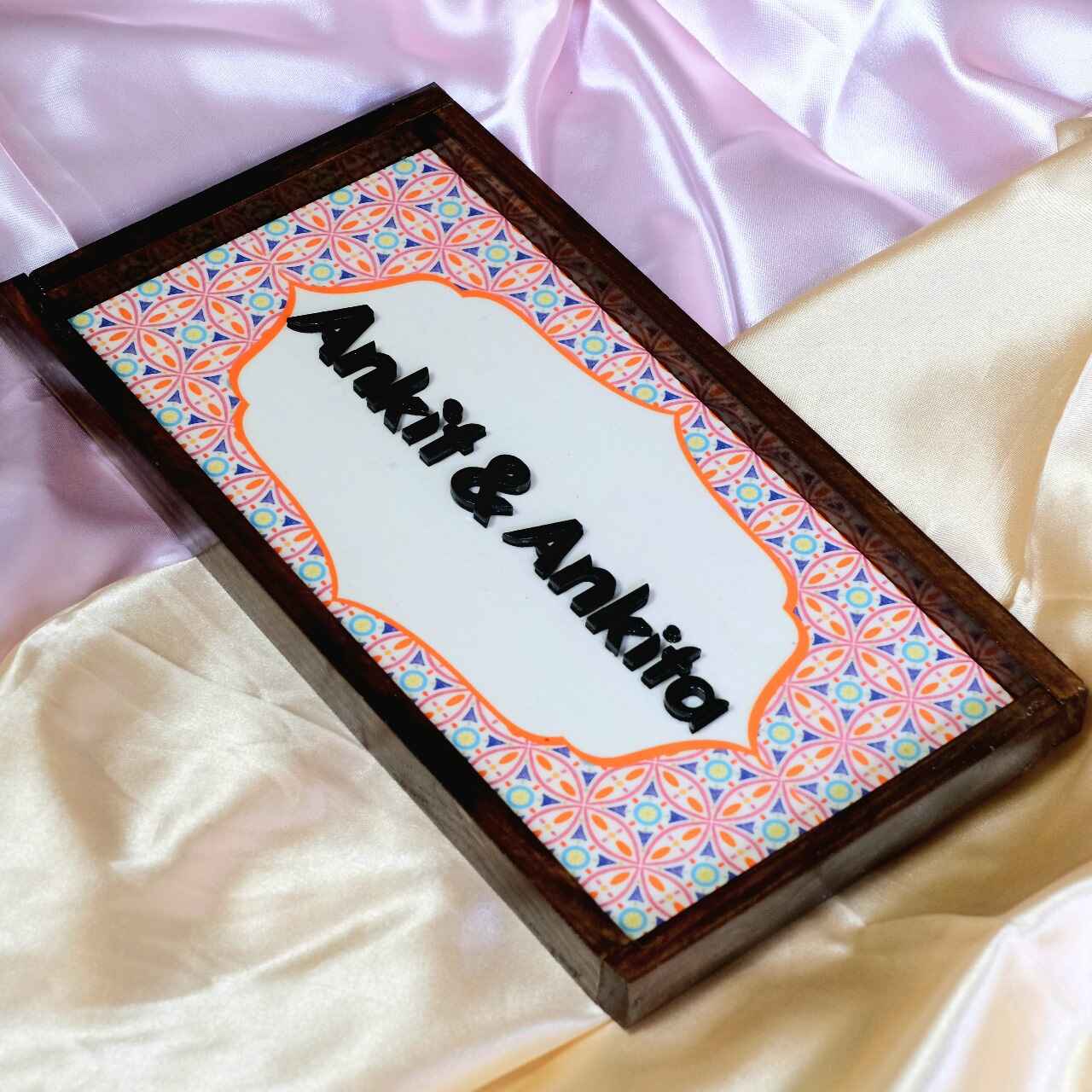 Kavya Nameplate - An artistic expression of beauty