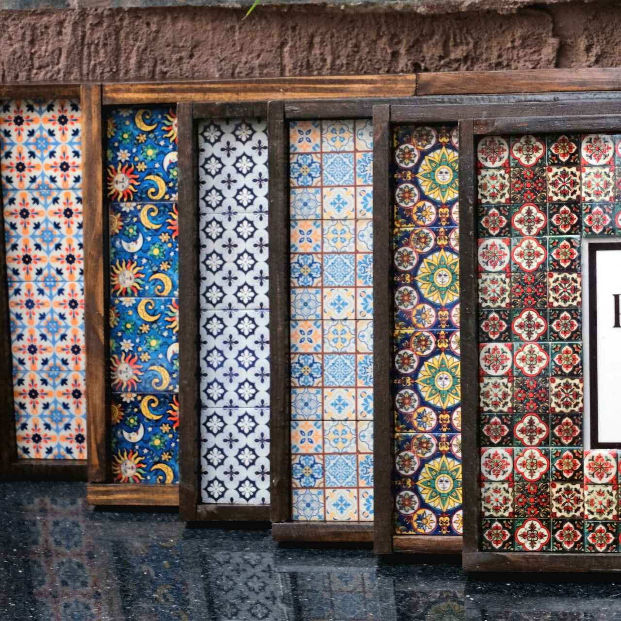 Classic Ethnic Nameplate - Ethnic patterns, perfect for warmth and invitation