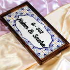 Neelam Nameplate - Blue Hues for Tranquil Spaces
