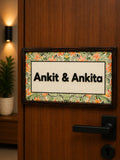 Manan Nameplate - Serene Whites for Peaceful Vibes