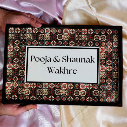 Vrinda Nameplate - Nature's Essence for Fresh Beginnings