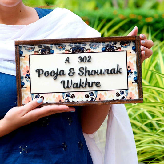 Aarunya Nameplate - Radiates warmth and new beginnings