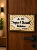 Blossom Nameplate – Nature's Charm for Warm Welcomes