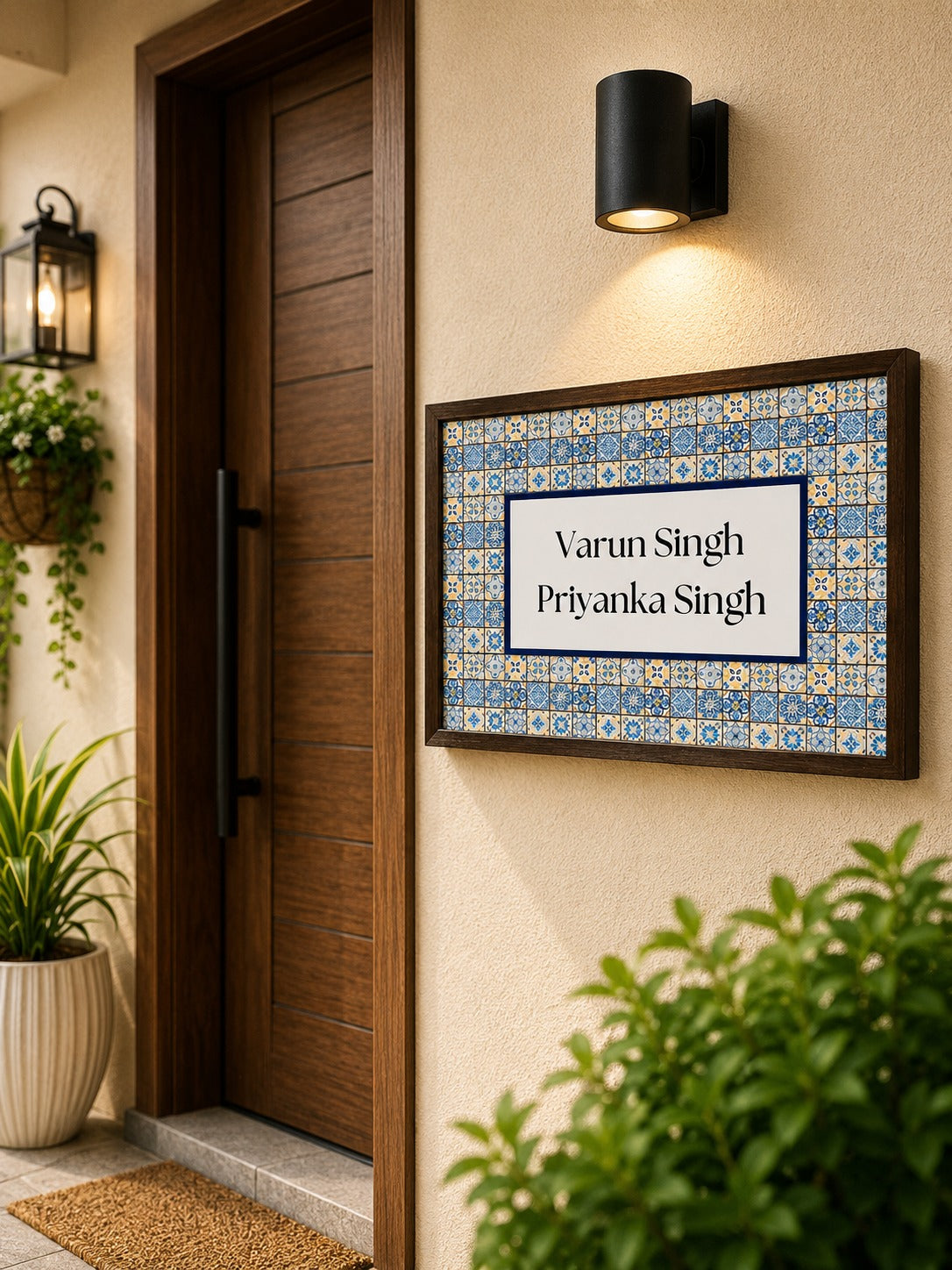 Utsav Nameplate - Festive Patterns for Joyous Living