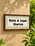 Pankhuri Nameplate – Blooming Blossoms for Joyful Vibes