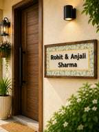 Pankhuri Nameplate – Blooming Blossoms for Joyful Vibes