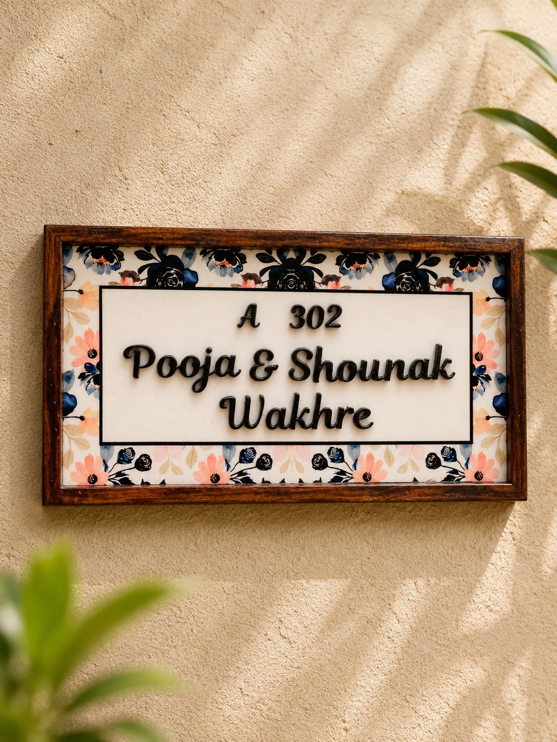 Aarunya Nameplate - Radiates warmth and new beginnings