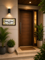 Pravah Nameplate – Nature’s Flow for Serene Ambiance