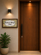 Pravah Nameplate – Nature’s Flow for Serene Ambiance